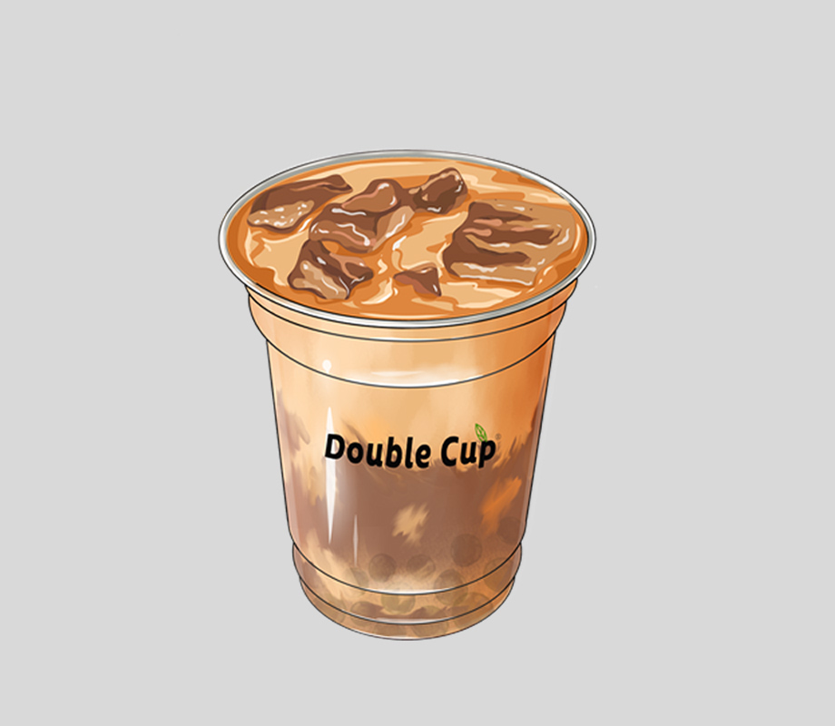 黑森林鲜乳茶/大杯