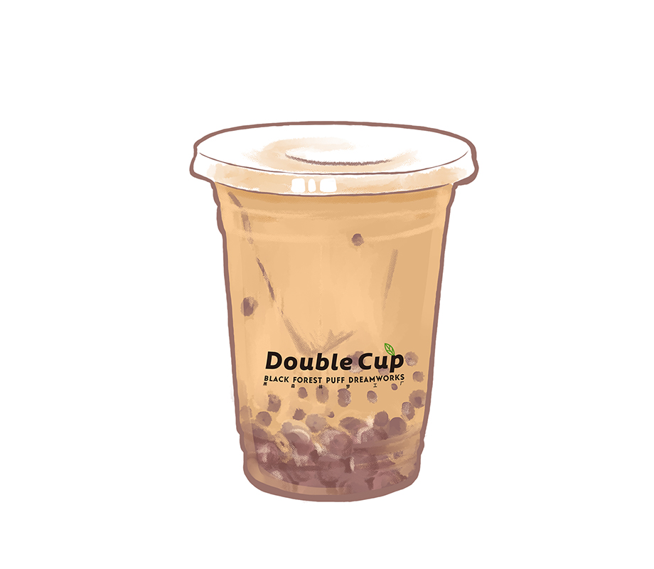 红豆奶茶/大杯