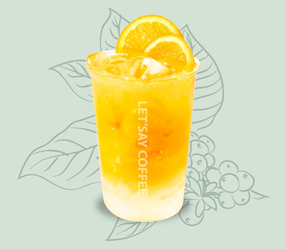 橙香气泡茶（大杯）