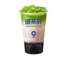 厚芋泥抹茶牛乳（中杯）