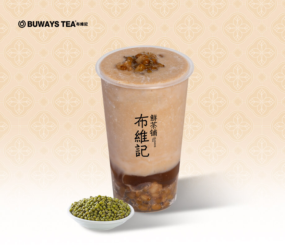 陈皮绿豆鲜乳茶