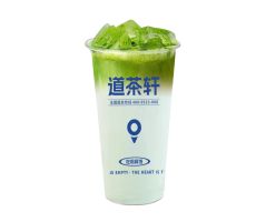 特濃抹茶牛乳（中）
