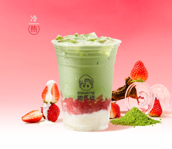 莓莓抹茶麻薯