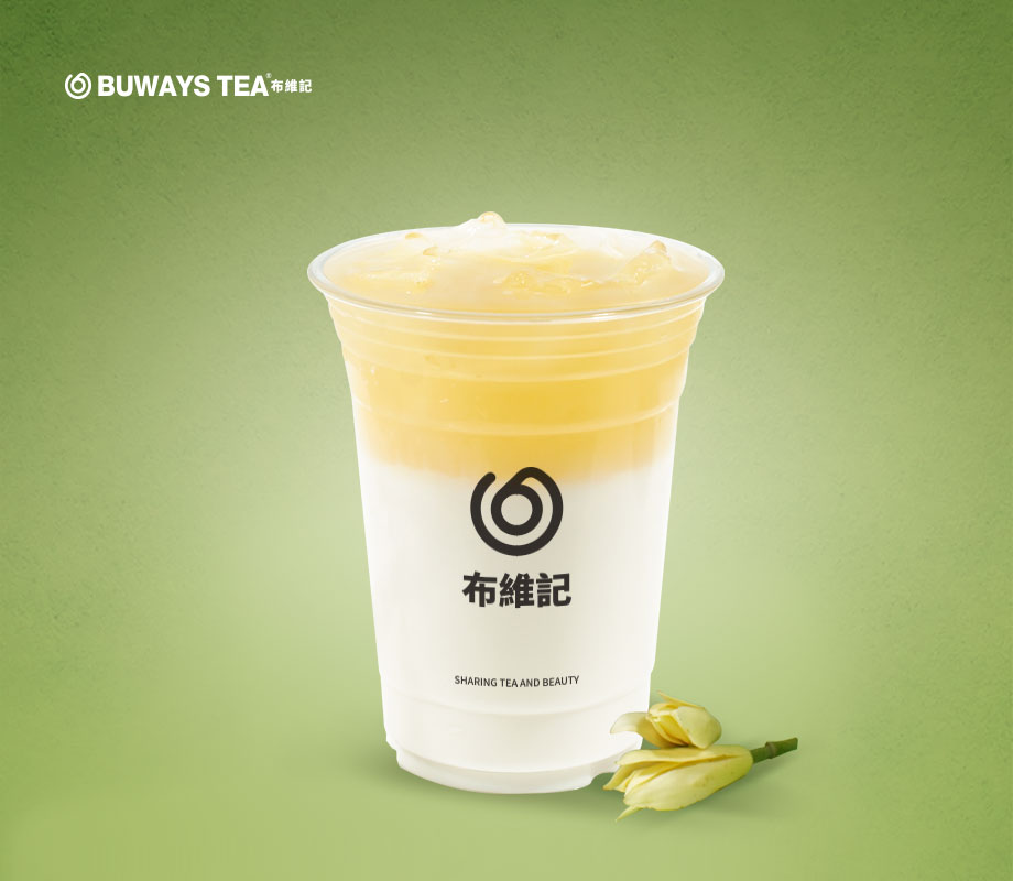 月光白兰牛乳茶