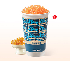 孖囍奶茶／热饮/中杯 