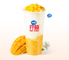 芒果茉莉奶绿/大杯